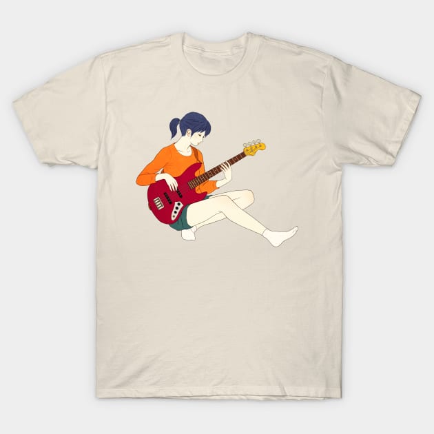 Bass girl T-Shirt by saitmy